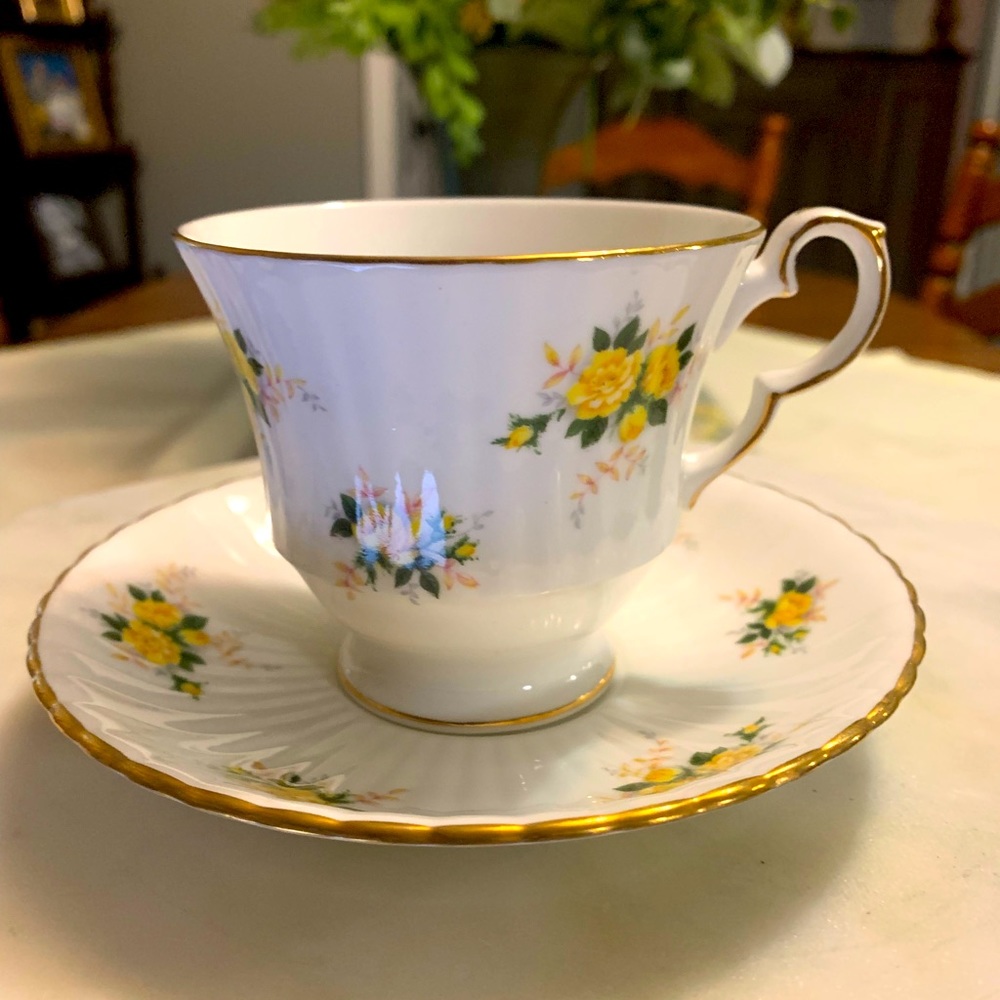 Royal Windsor Fine Bone China Tea Cup and Saucer